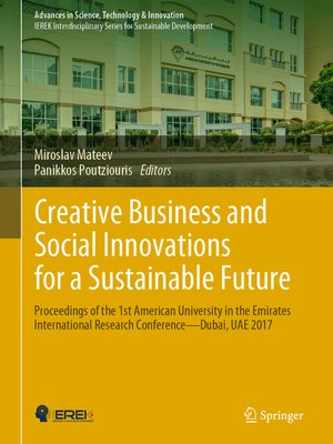 cover image of Creative Business and Social Innovations for a Sustainable Future